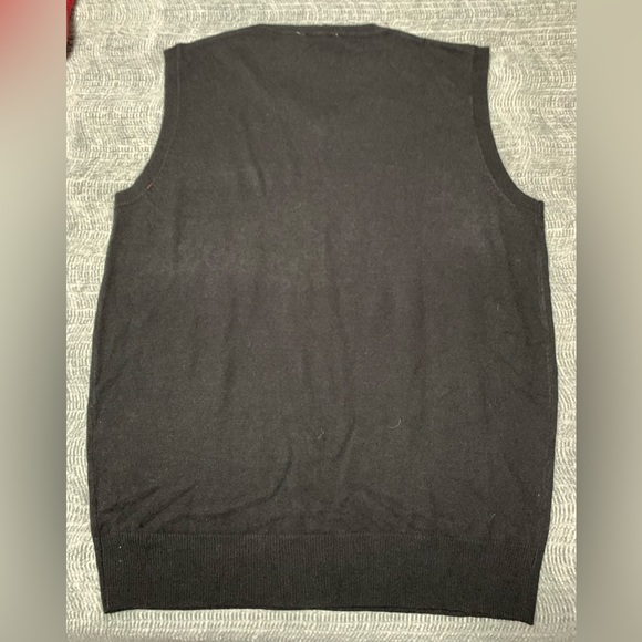 3/$20 JOS. A. BANK Classic Collection Black Sleeveless Sweater Vest Size Large - Picture 3 of 8